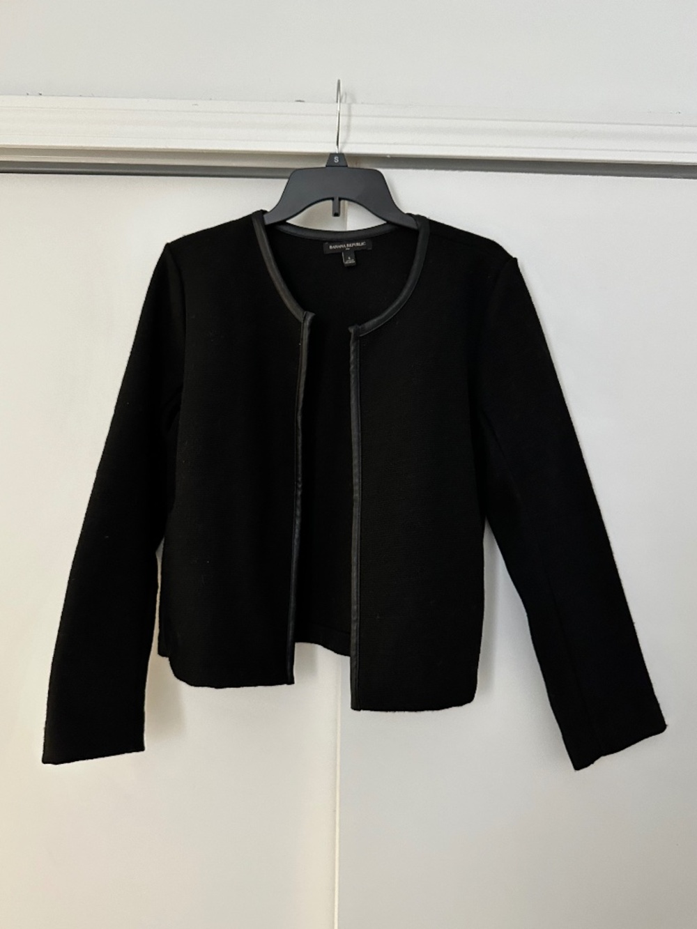 Banana Republic Melton Brushed Jacket – Black | Size S